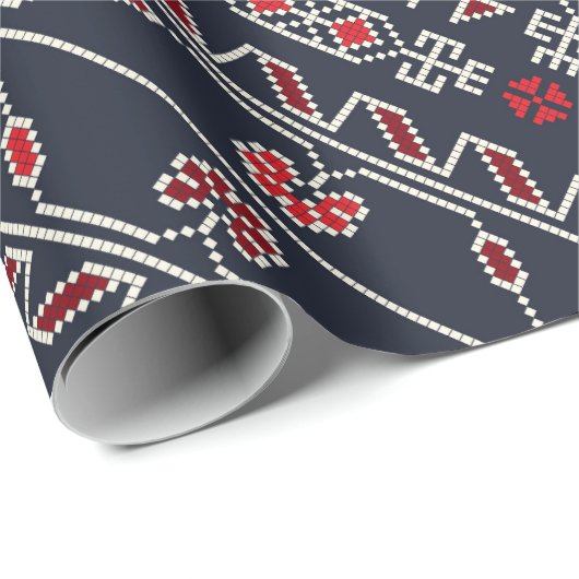 Aztec Ethnic Pattern Geschenkpapier (Rolleneckpunkt)