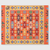 Aztec Ethnic Pattern Geschenkpapier (Flach)