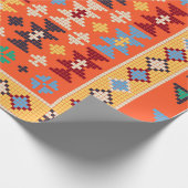 Aztec Ethnic Pattern Geschenkpapier (Ecke)