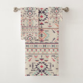 Aztec Ethnic Tribal Pattern Badetuch Set (Insitu)