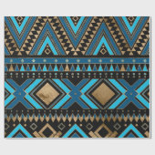 Aztec Ethnisches Muster Geschenkpapier (Flach)
