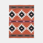 Aztec farbiges geometrisches Muster Fleecedecke (Vorderseite)