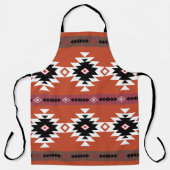 Aztec farbiges geometrisches Muster Schürze (Vorderseite)