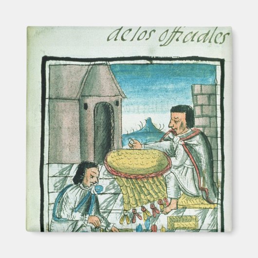 Aztec feather artisans work magnet (Vorne)
