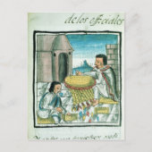 Aztec feather artisans work postkarte (Vorderseite)