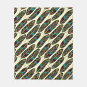 Aztec Feathers Pattern Fleecedecke (Vorderseite)
