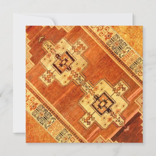 Aztec Fiesta Christliches Kreuzplatz Hochzeit Einladung (Rückseite)