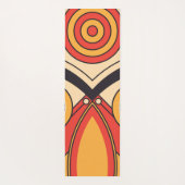 aztec flach Stil Yogamatte (Rückseite)