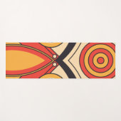 aztec flach Stil Yogamatte (Vorderseite (Horizontal))