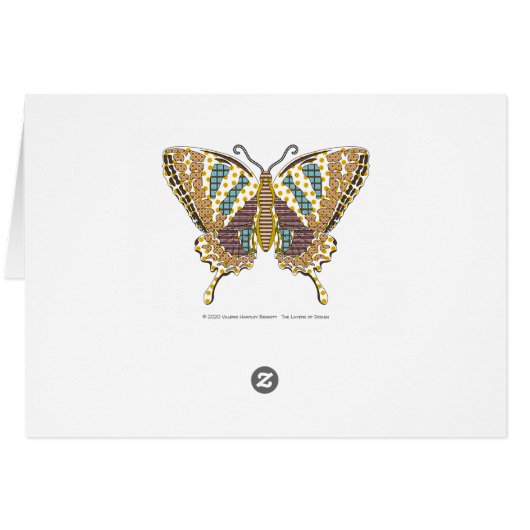 Aztec Frack Card (Rückseite Horizontal)