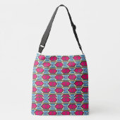 Aztec Fuchsia Bag Tragetaschen Mit Langen Trägern (Rückseite)