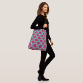 Aztec Fuchsia Bag Tragetaschen Mit Langen Trägern (Am Model)