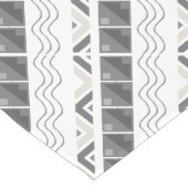 Aztec Geometric Abstraktes Muster Großer Tischläufer (Ecke)