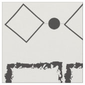 Aztec Geometric Abstraktes Muster Stoff (Nahaufnahme)