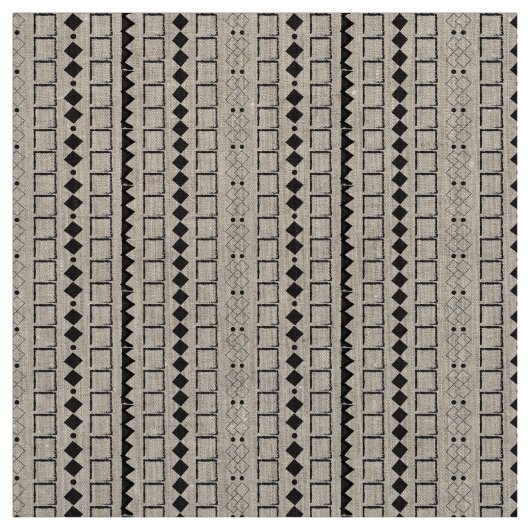 Aztec Geometric Abstraktes Muster Stoff (Muster)