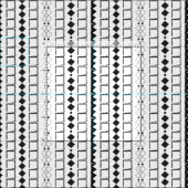 Aztec Geometric Abstraktes Muster Stoff (Kachel)
