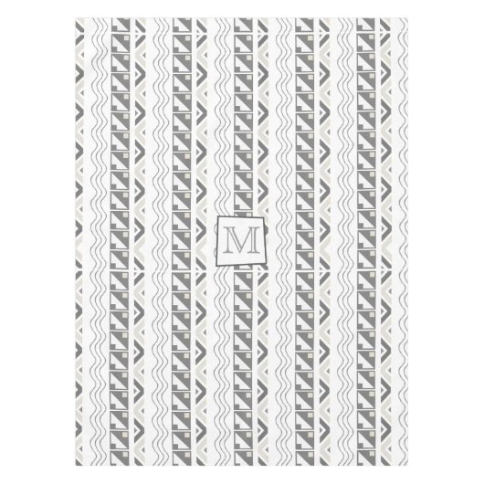 Aztec Geometric Abstraktes Muster Tischdecke (Vorderseite)