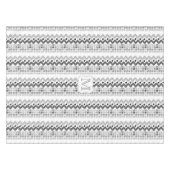 Aztec Geometric Abstraktes Muster Tischdecke (Vorderseite (Horizontal))