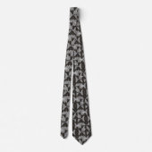 Aztec Geometric Blend Men's Designer-Krawatte Krawatte (Rückseite)