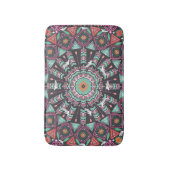 Aztec Geometric: farbiges Zirkelmuster Badematte (Vorderseite Vertikal)
