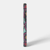 Aztec Geometric: farbiges Zirkelmuster iPhone Hülle (Linke Seite)