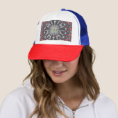 Aztec Geometric: farbiges Zirkelmuster Truckerkappe (Beispiel)