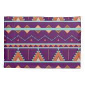 Aztec Geometric Tribe Gemustert Kissenbezug (Rückseite-Links)