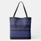 Aztec Geometrics - Blau Tasche (Rückseite)