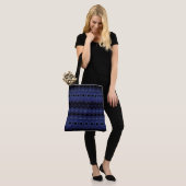 Aztec Geometrics - Blau Tasche (Am Model)
