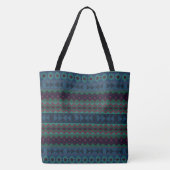 Aztec Geometrics - mehrfarbig Tasche (Rückseite)