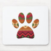 Aztec geometrisches Muster Art Dog Print Mousepad (Vorne)