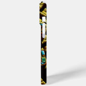 Aztec-Gesichtsmuster Vier Case-Mate iPhone Hülle (Rückseite / Links)
