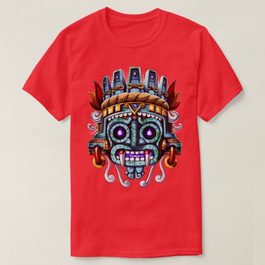 Aztec God Tlaloc T-Shirt (Design vorne)