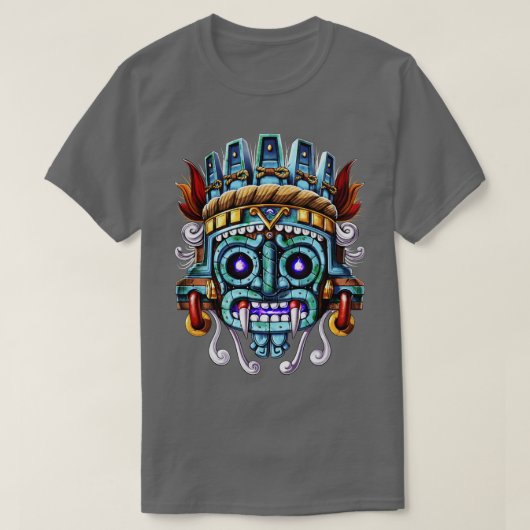 Aztec God Tlaloc T-Shirt (Design vorne)