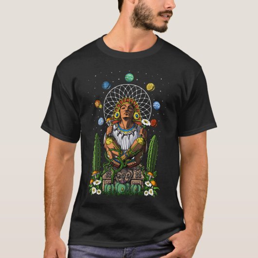 Aztec God Xochipilli T-Shirt (Vorderseite)