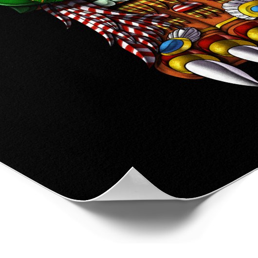 Aztec Goddess Coatlicue Poster (Ecke)