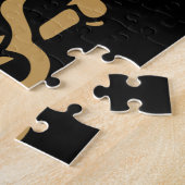 Aztec Gold Skull & Cutlass Pirate Calico Jack Puzzle (Seite)