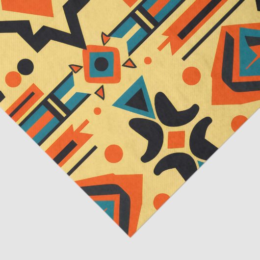 Aztec Harmony Geometric Decoupage Paper Seidenpapier (Ausschnitt)