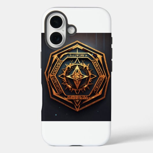 Aztec Hexagon Case-Mate iPhone Hülle (Rückseite)