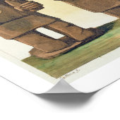 Aztec Idols, Mexico (colour lithograph) Poster (Ecke)