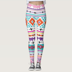 Aztec Indian Southwestern Pattern Leggings
