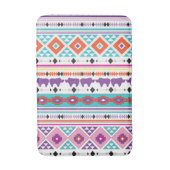Aztec Indian Tribal Pattern Geometric Bath Matches Badematte (Vorderseite Vertikal)