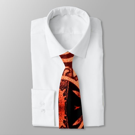 "Aztec Inspiriert Red" Popular Men's Trendy Neck T Krawatte (Gebunden)