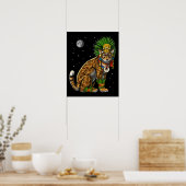 Aztec Jaguar God Poster (Küche)