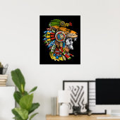 Aztec Jaguar Mask Poster (Heimbüro)