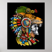 Aztec Jaguar Mask Poster (Vorne)