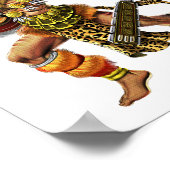 Aztec Jaguar Warrior Poster (Ecke)