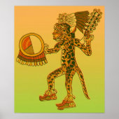Aztec Jaguar Warrior Poster (Vorne)