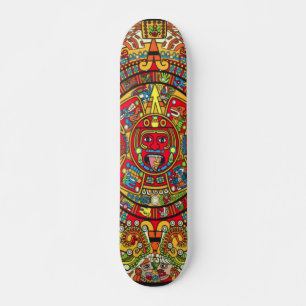 Aztec-Kalenderskateboard Skateboard