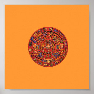 Aztec Kalenderstein - Poster/Druck Poster